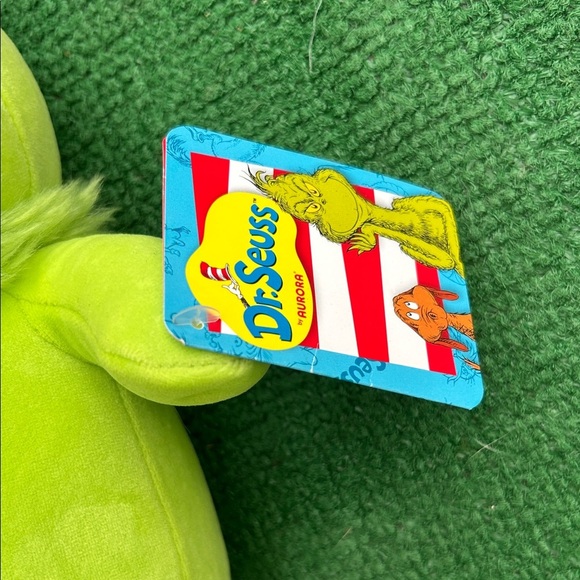 Vibrant Green Grinch Plush Toy - Picture 3 of 7